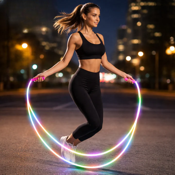 LED Skipping Rope with Adjustable Length