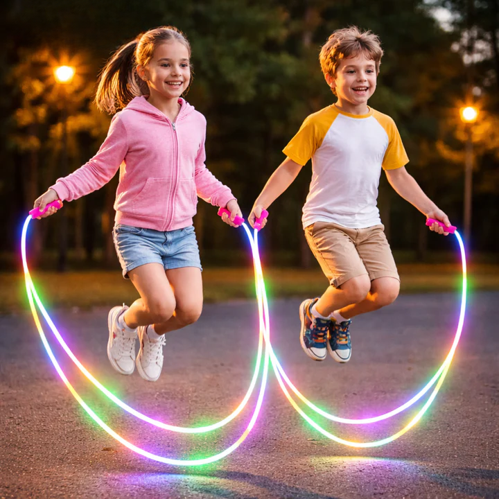 LED Skipping Rope with Adjustable Length