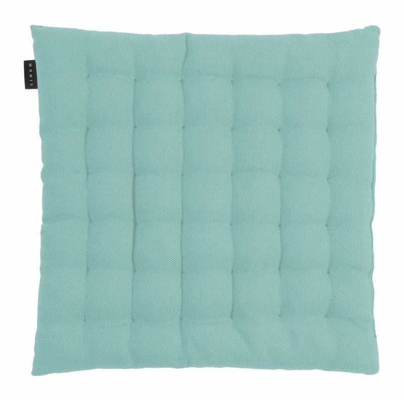 Quilted Cotton Chair Cushion with Textured Square Stitching