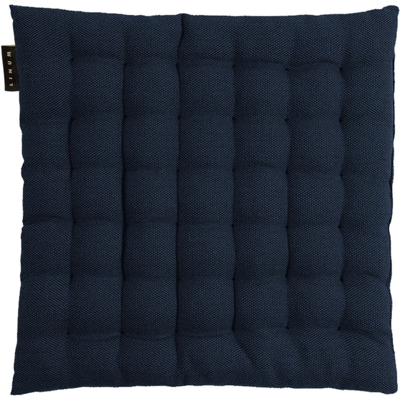 Quilted Cotton Chair Cushion with Textured Square Stitching