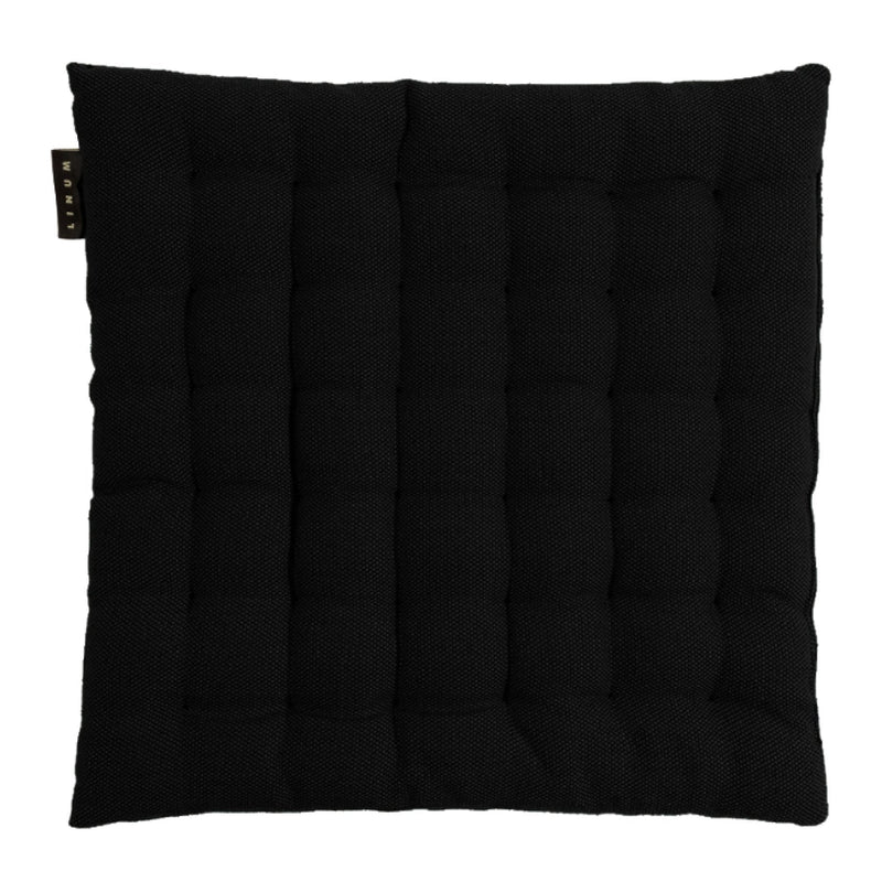 Quilted Cotton Chair Cushion with Textured Square Stitching