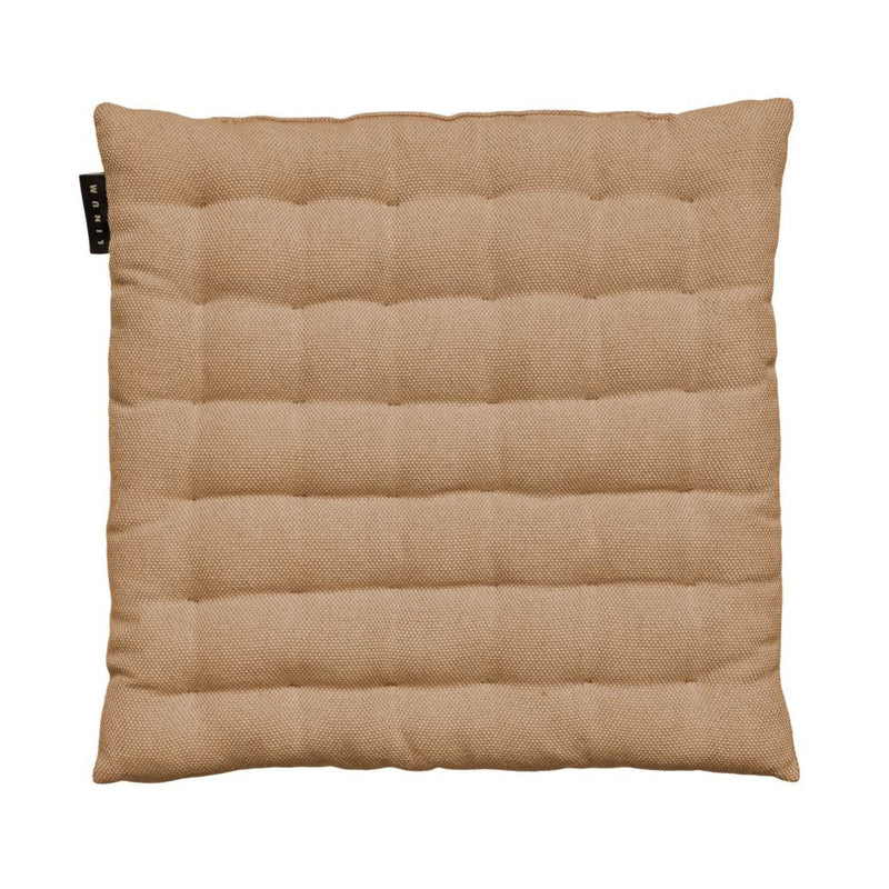 Quilted Cotton Chair Cushion with Textured Square Stitching