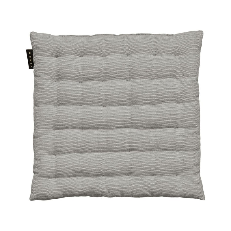 Quilted Cotton Chair Cushion with Textured Square Stitching
