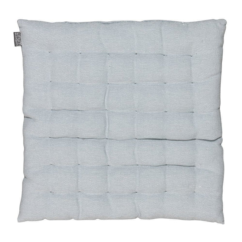 Quilted Cotton Chair Cushion with Textured Square Stitching