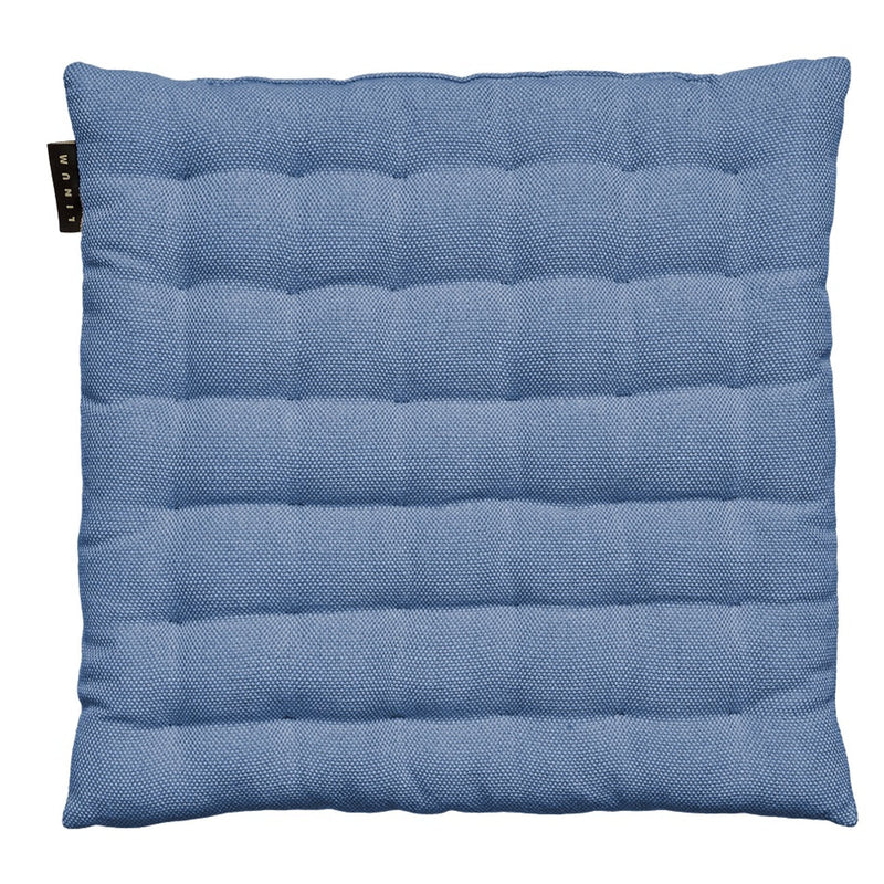 Quilted Cotton Chair Cushion with Textured Square Stitching
