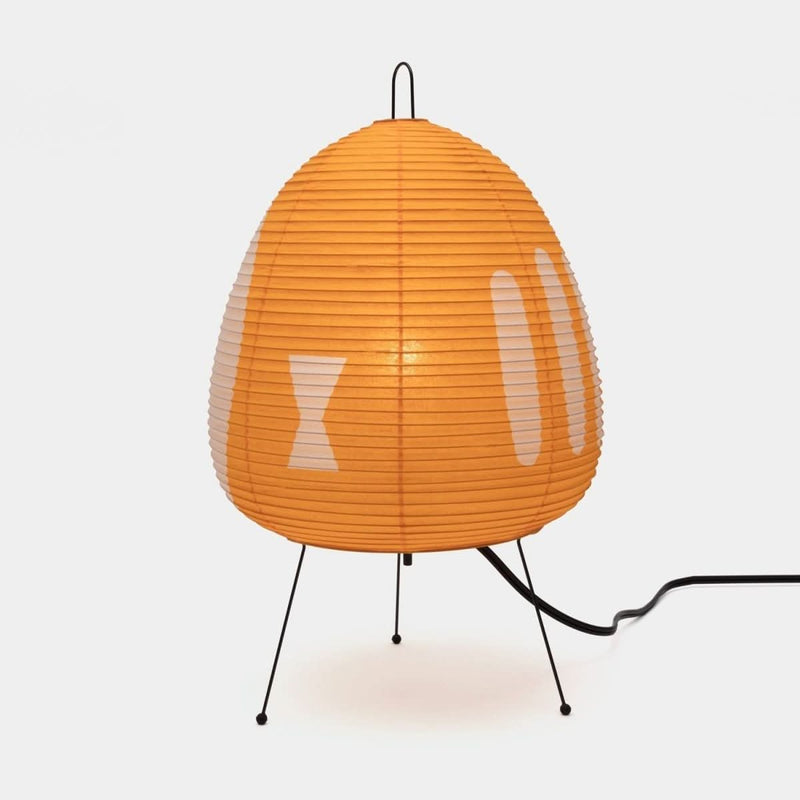 Table Lamp with Rice Paper Shade and Japanese Inspired Design