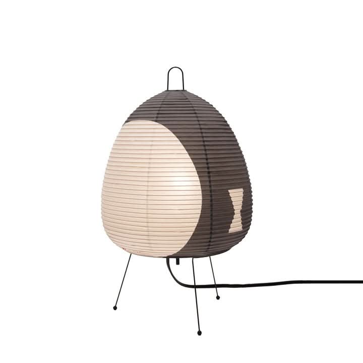 Table Lamp with Rice Paper Shade and Japanese Inspired Design