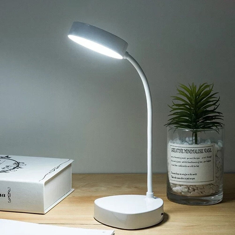 Modern Adjustable LED Desk Lamp – Dimmable Light with Flexible Neck and USB Connection