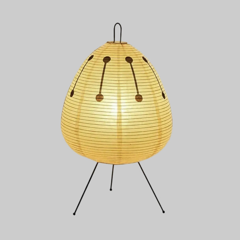 Japanese Rice Paper Table Lamp with Soft Ambient Glow