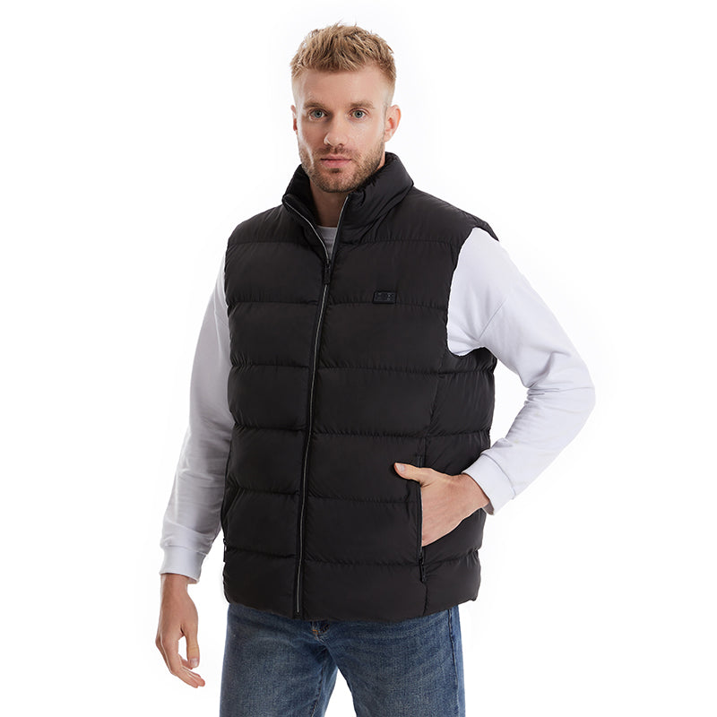 Heated Unisex Jacket with Adjustable Heat and Water-Repellent Material