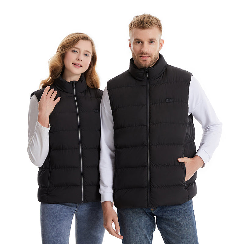 Heated Unisex Jacket with Adjustable Heat and Water-Repellent Material