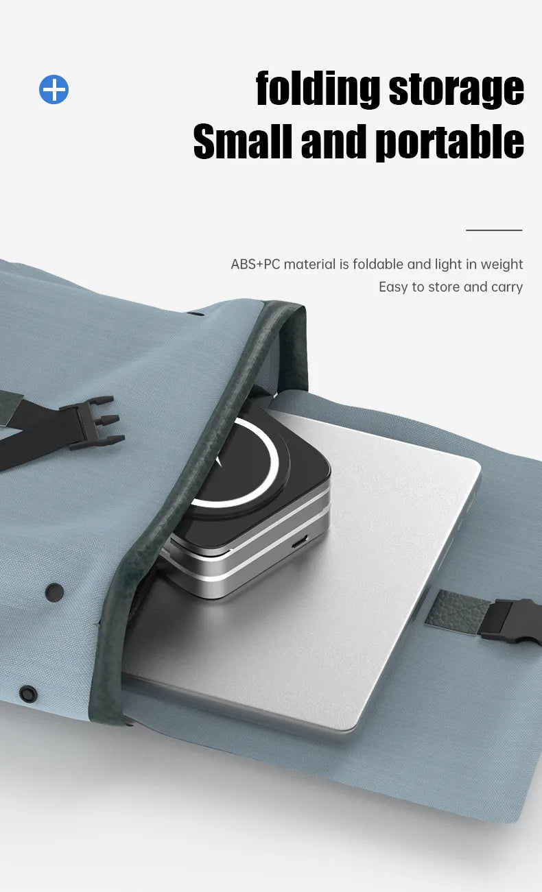Foldable 3-in-1 Magnetic Wireless Charging Station
