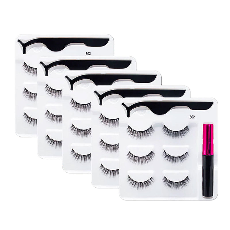 Magnetic False Eyelashes with Eyeliner – Trending Lash Set for a Quick Glam Look