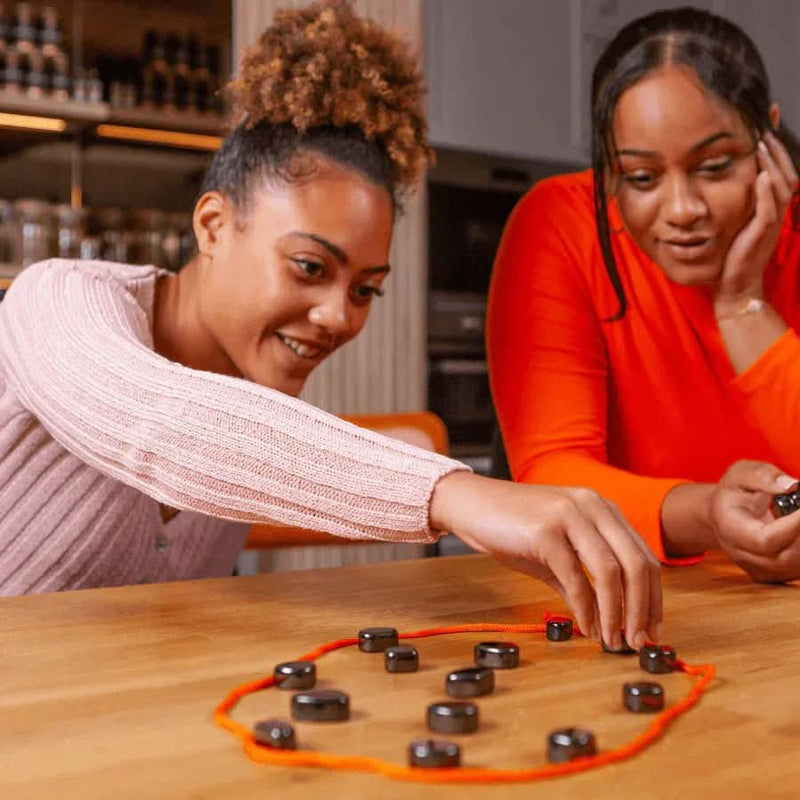 Magnetic Strategy Board Game with Portable Playing Pieces