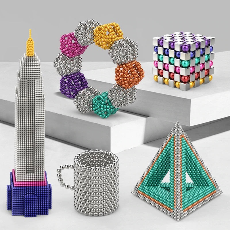 Magnetic Building Balls Set for Creative Construction and STEM Learning