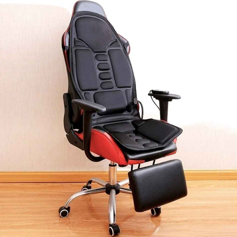 Eight-Mode Vibration Massage Seat Cushion with Heat for Home and Car