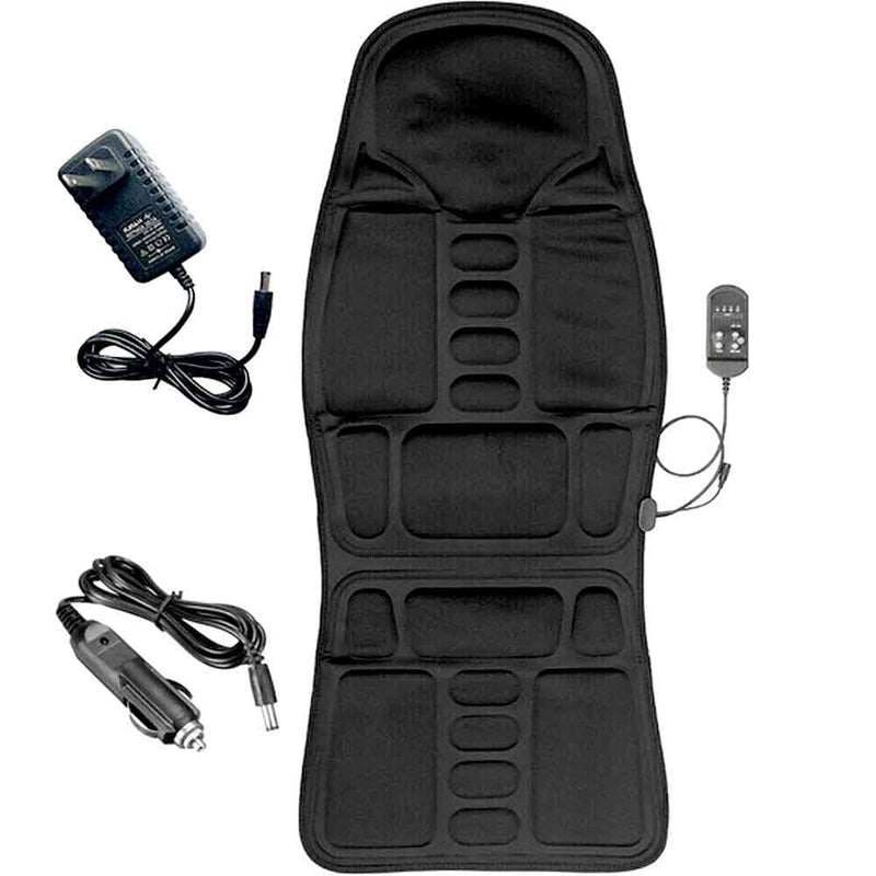 Eight-Mode Vibration Massage Seat Cushion with Heat for Home and Car