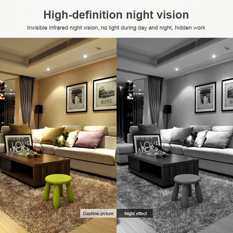 Mini Wi-Fi Security Camera with Night Vision and Motion Detection