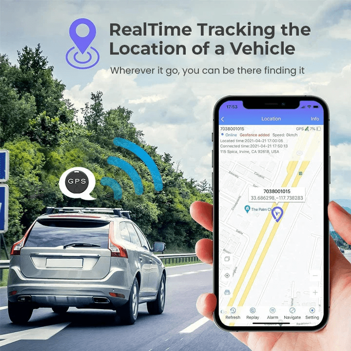 Mini Magnetic Bluetooth Tracker with Anti-Loss Alerts & Smartphone Connectivity