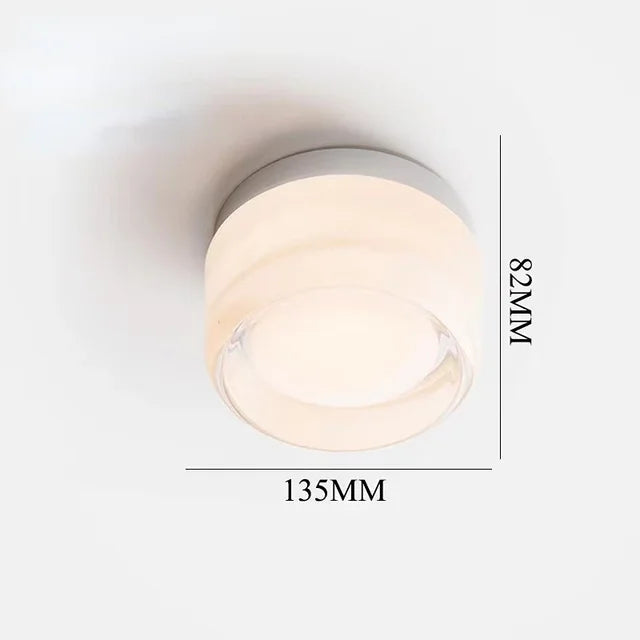 Modern Round Wall Lamp with LED Lighting for Stairs and Hallways