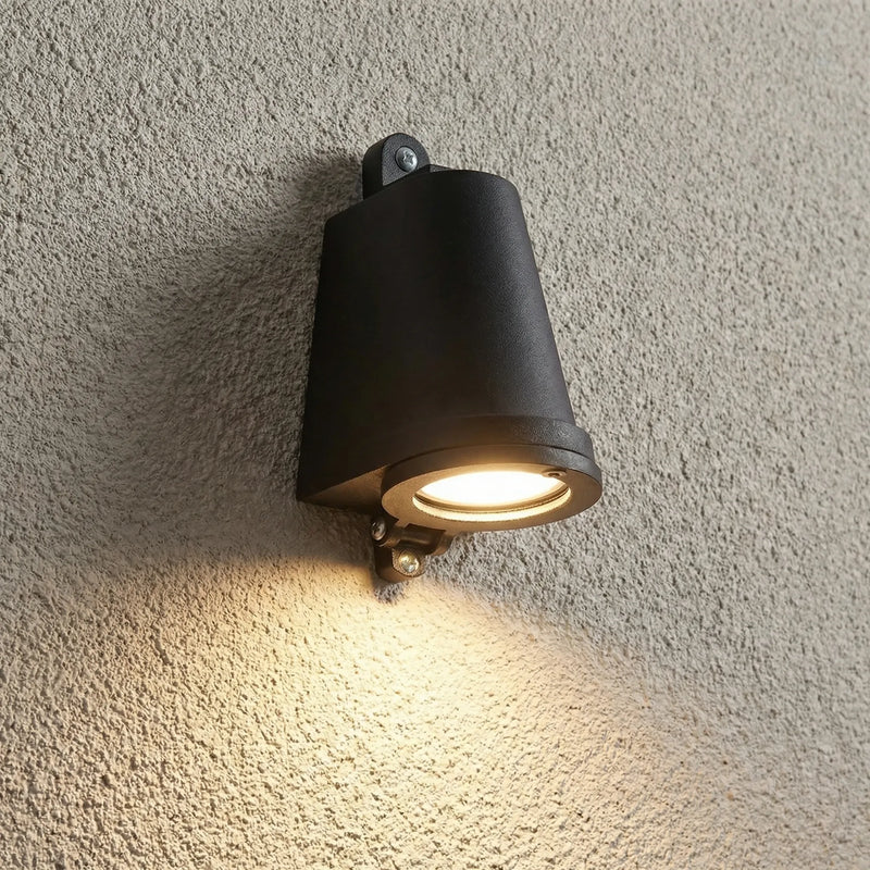 Outdoor Metal Wall Light with Warm Downward Illumination