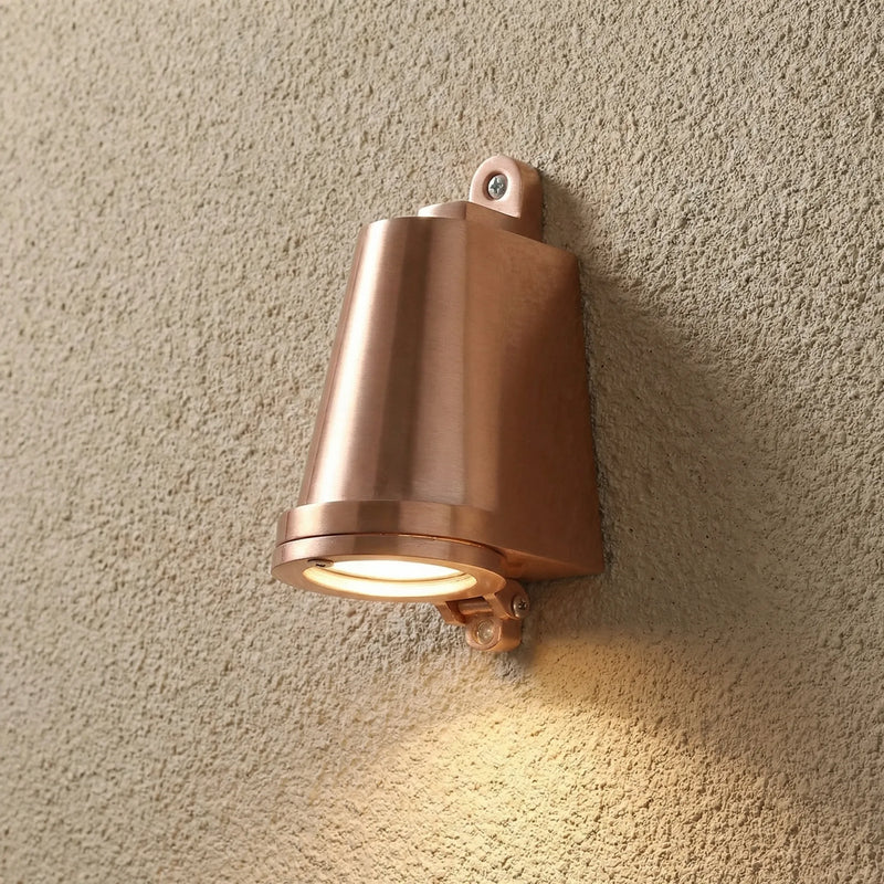 Outdoor Metal Wall Light with Warm Downward Illumination