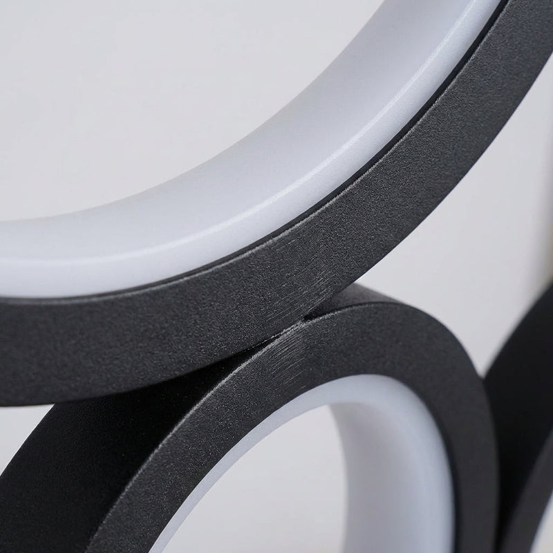Four-Ring Dimmable LED Table Lamp