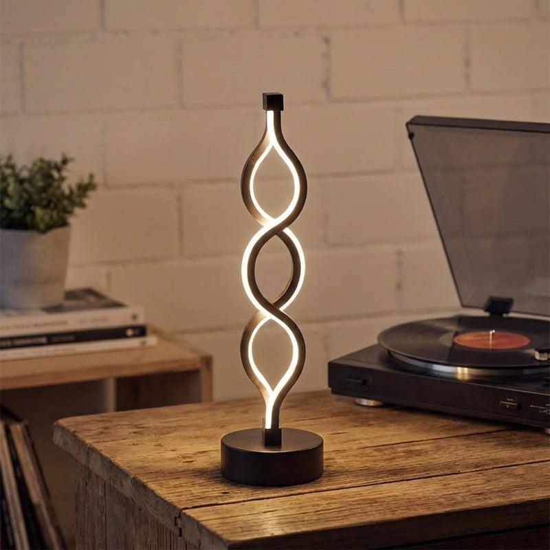 Calista Triple Spiral LED Table Lamp