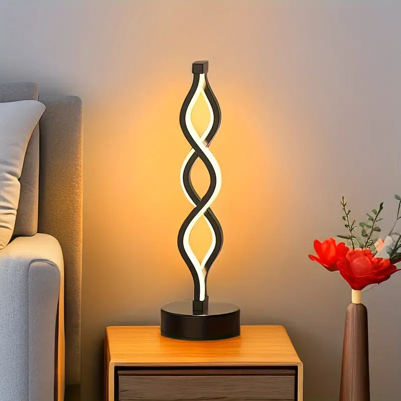 Calista Triple Spiral LED Table Lamp