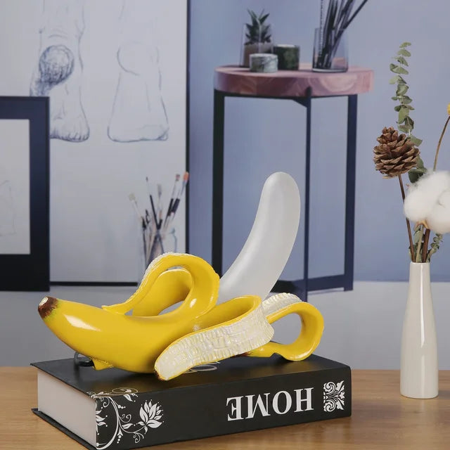 Decorative Banana Table Lamp with Warm LED Light for Living Room or Bedroom