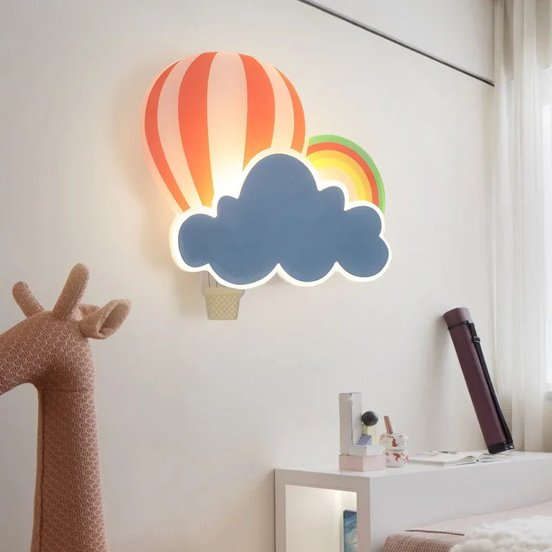 Hot Air Balloon LED Children's Wall Light