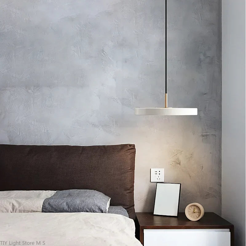 Scandinavian Pendant Lamp with Warm Light and Minimalist Design