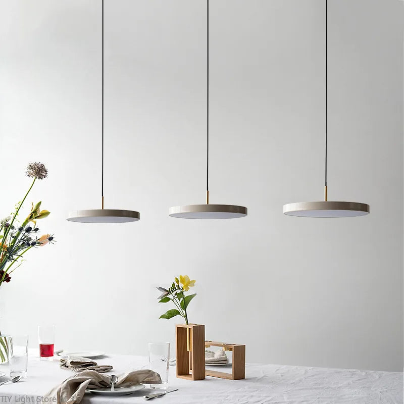 Scandinavian Pendant Lamp with Warm Light and Minimalist Design
