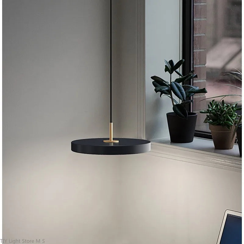 Scandinavian Pendant Lamp with Warm Light and Minimalist Design