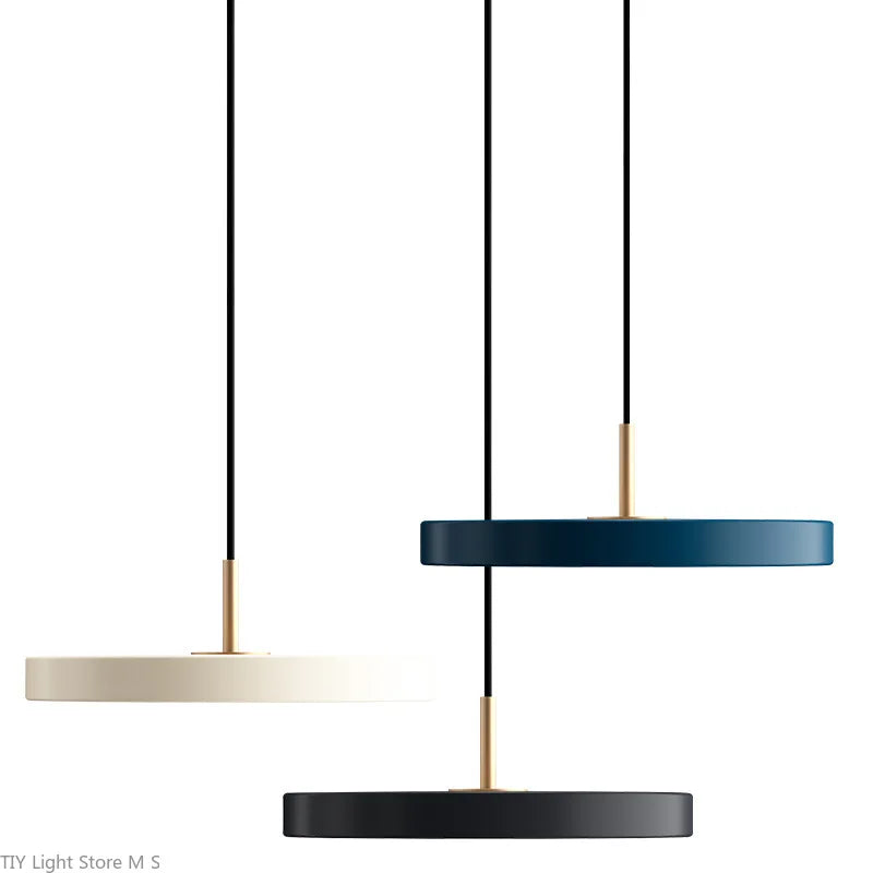 Scandinavian Pendant Lamp with Warm Light and Minimalist Design