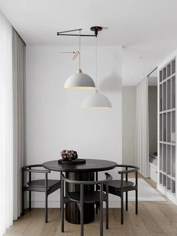 Modern Ceiling Light with Adjustable Light Arms for Flexible Illumination