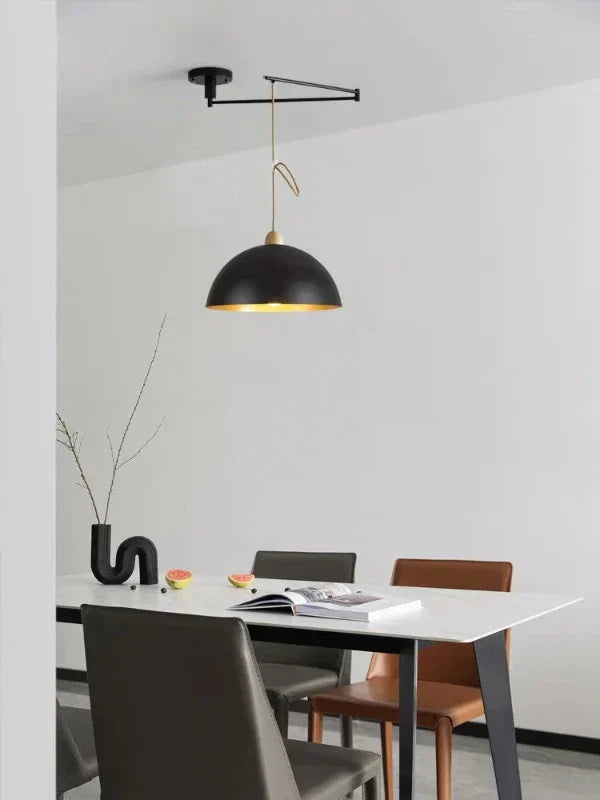 Modern Ceiling Light with Adjustable Light Arms for Flexible Illumination
