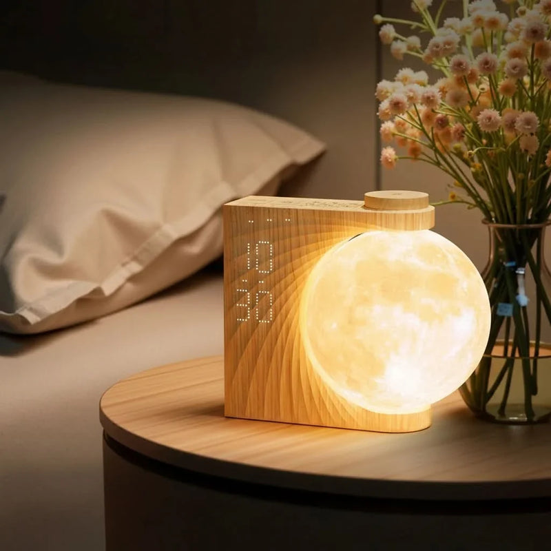 Sunrise Alarm Clock with Soothing Sounds and Ambient Light
