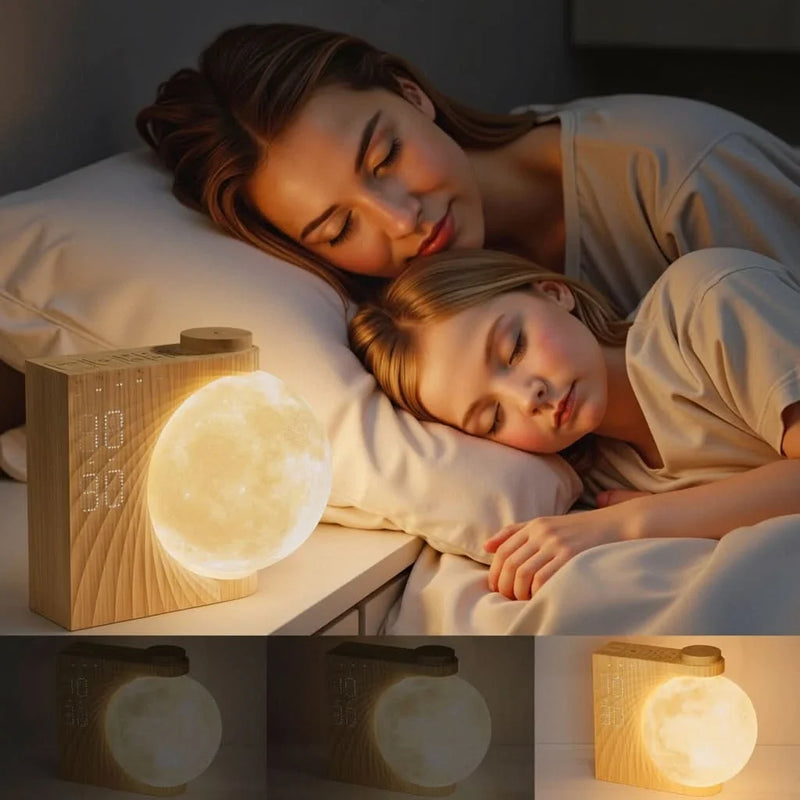 Sunrise Alarm Clock with Soothing Sounds and Ambient Light