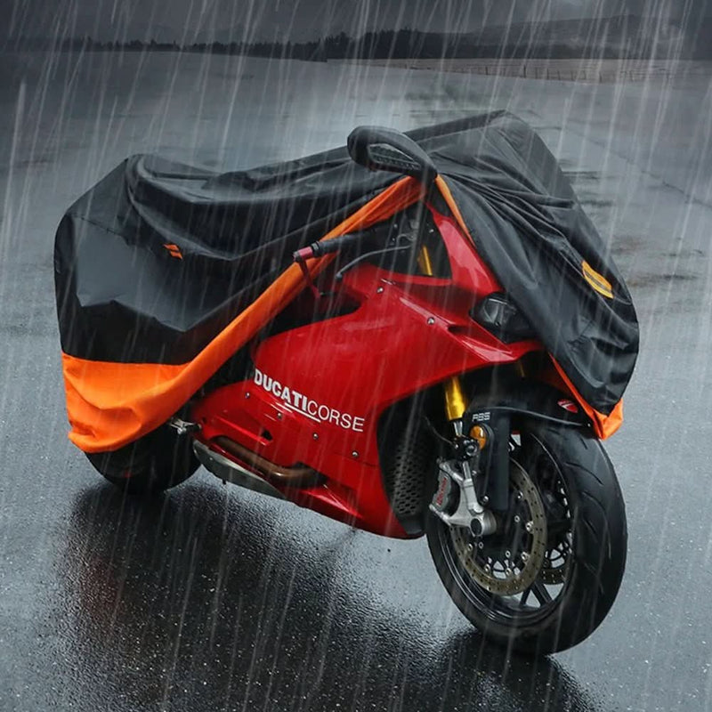 Motor Cover with UV Protection Waterproof and Reflective Stripes