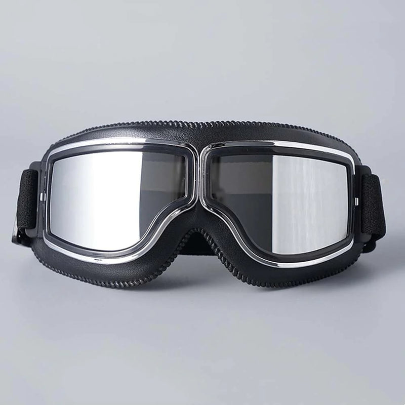 Retro Motorcycle Goggles with Adjustable Strap