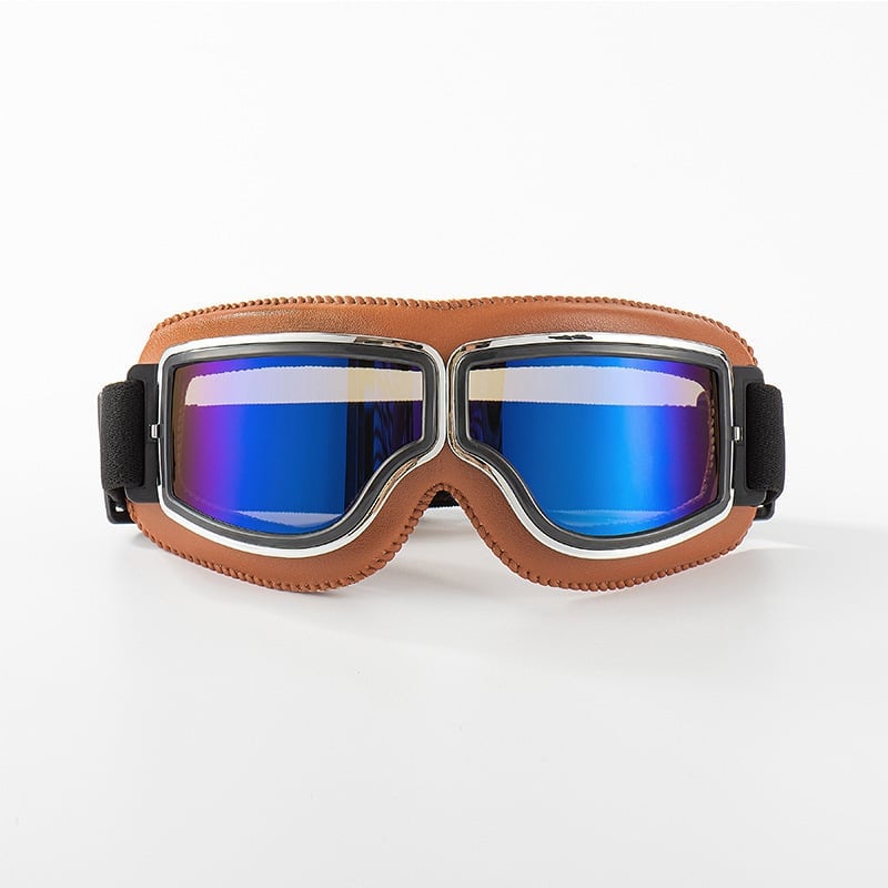 Retro Motorcycle Goggles with Adjustable Strap