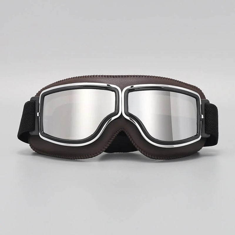 Retro Motorcycle Goggles with Adjustable Strap