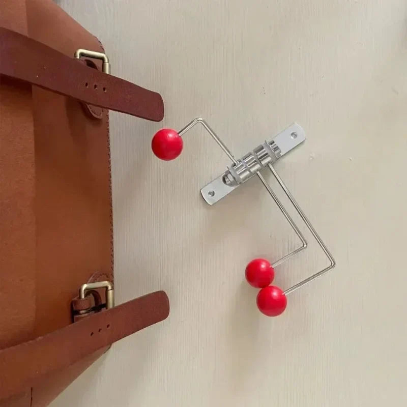 Rotating Wall Hook Rack with Rounded Knobs