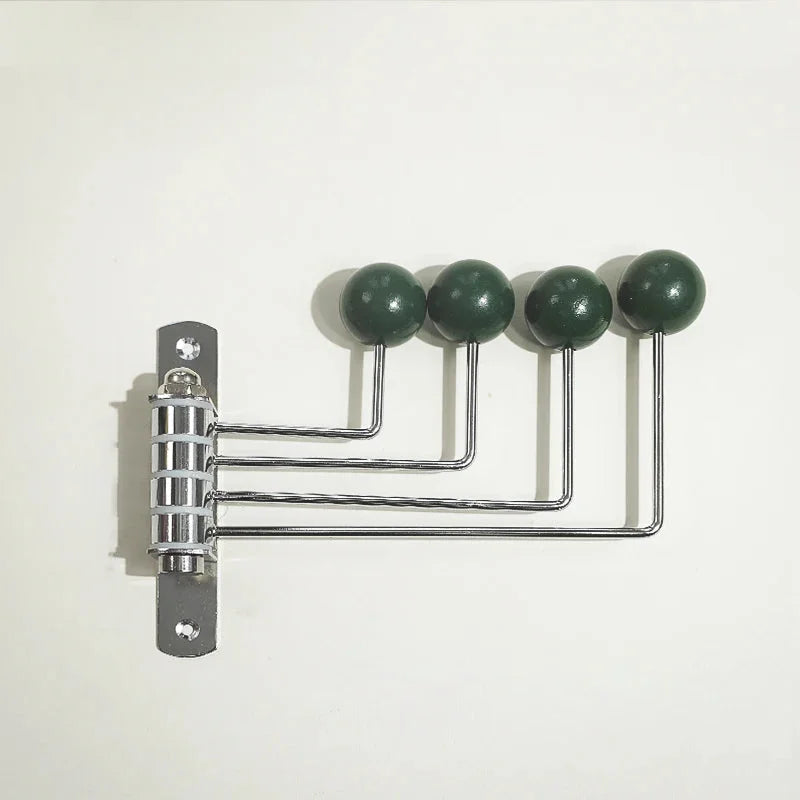 Rotating Wall Hook Rack with Rounded Knobs