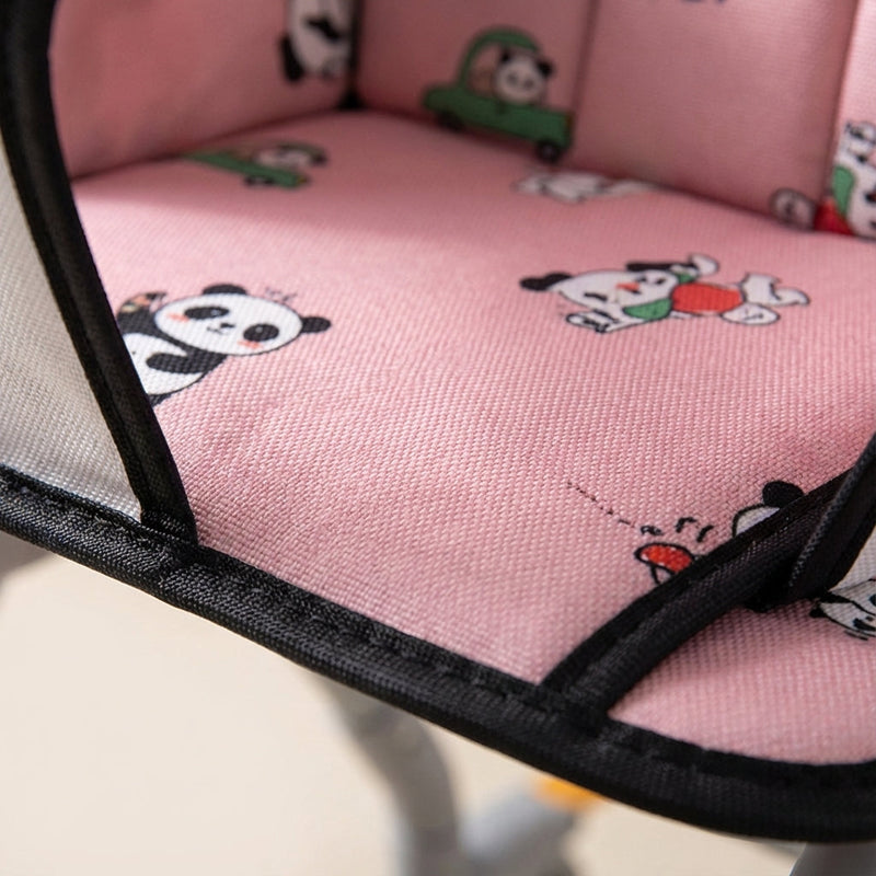 Ride-On Suitcase with Folding Child Seat and Telescopic Pull Handle