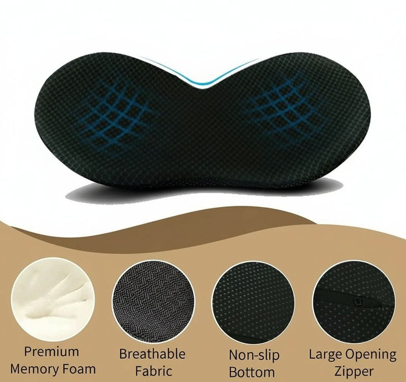 Ergonomic Memory Foam Seat Cushion for Comfortable Sitting Support