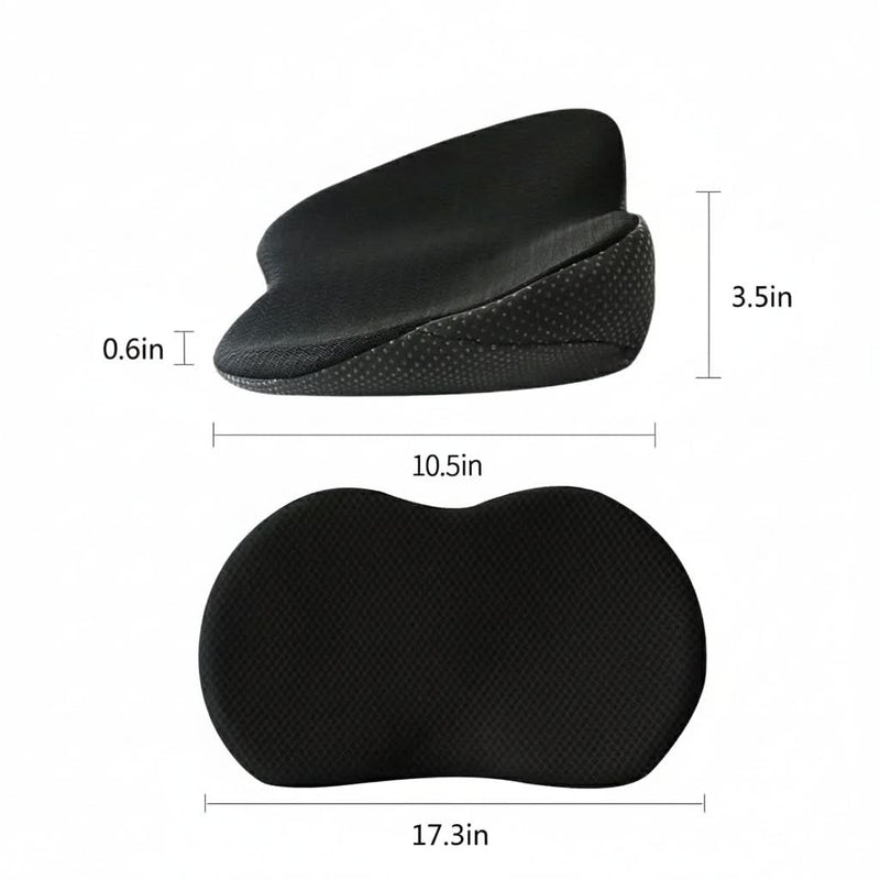Ergonomic Memory Foam Seat Cushion for Comfortable Sitting Support