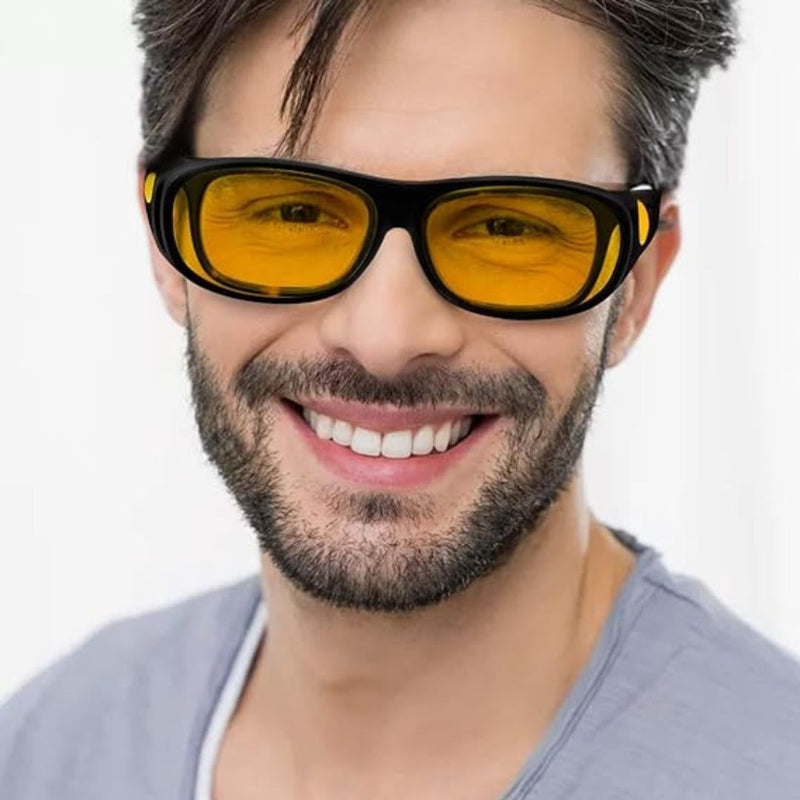 Night Driving Glasses with Anti-Reflection Yellow Lenses