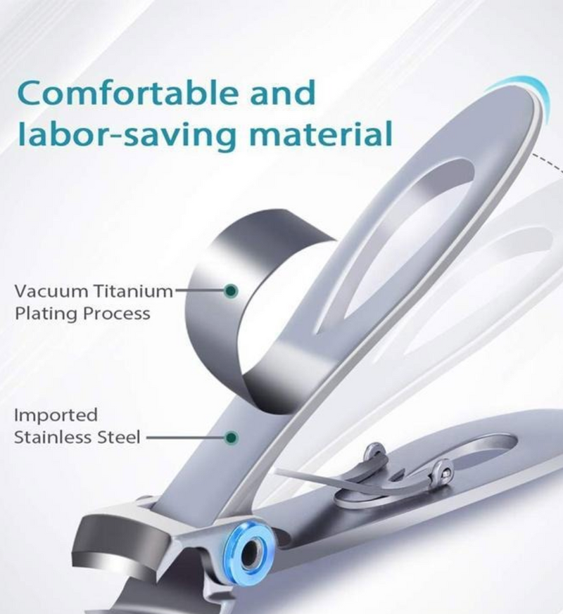 Heavy-Duty Toenail Clippers for Thick Nails with Ergonomic Handle